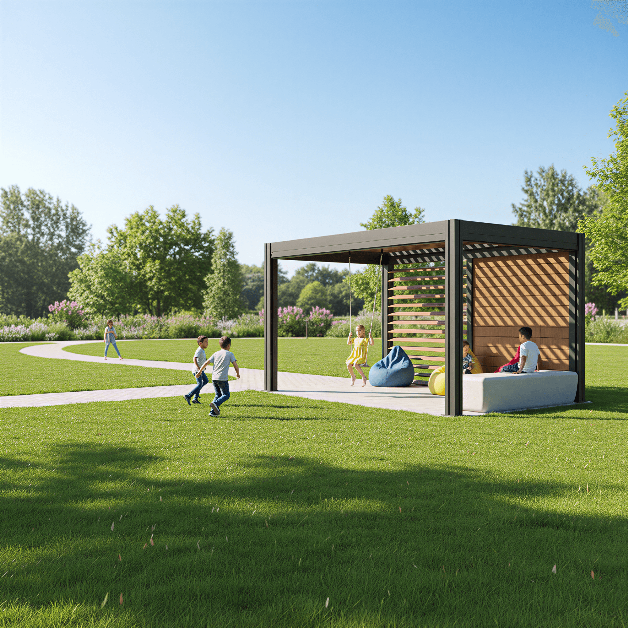 어반 우드블라인드 파고라 2