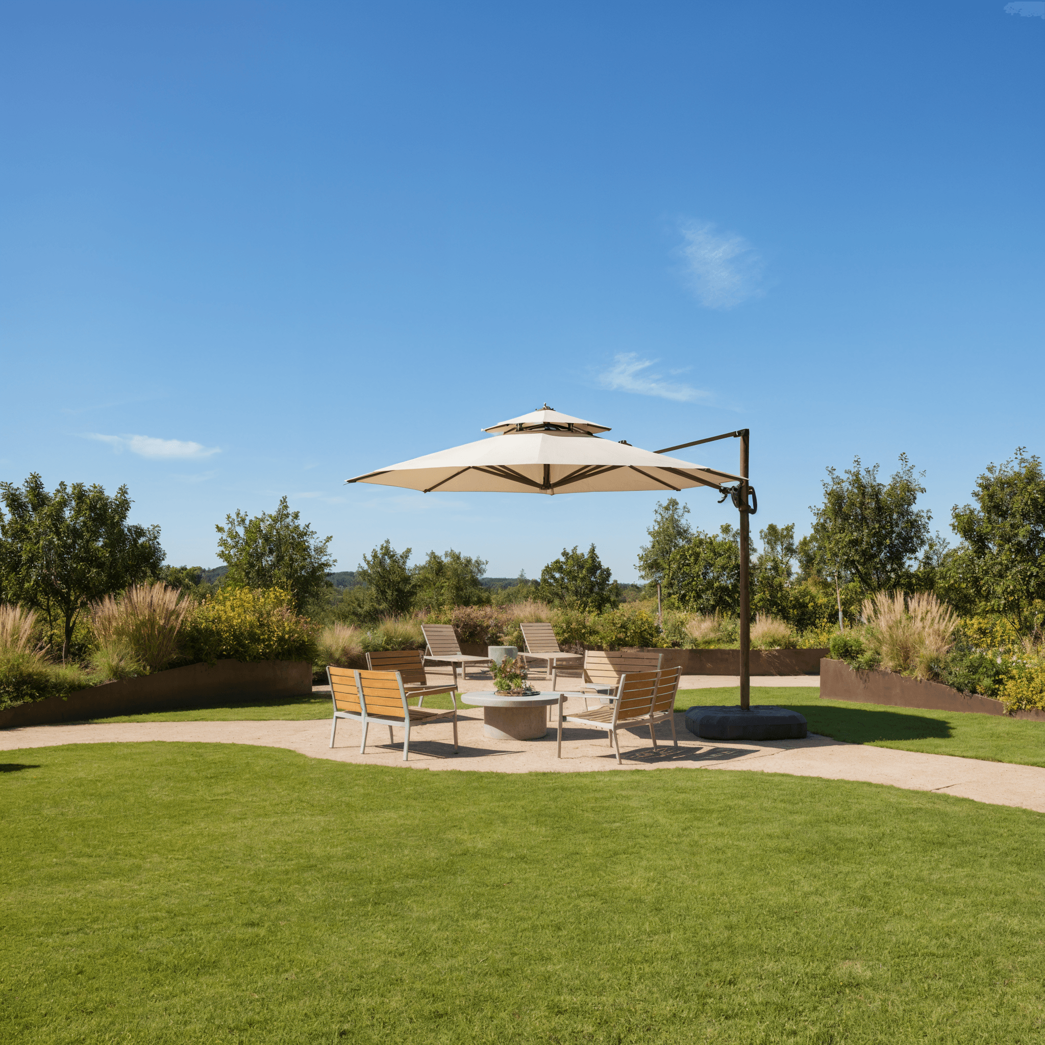 모레아 라운드 파라솔 2